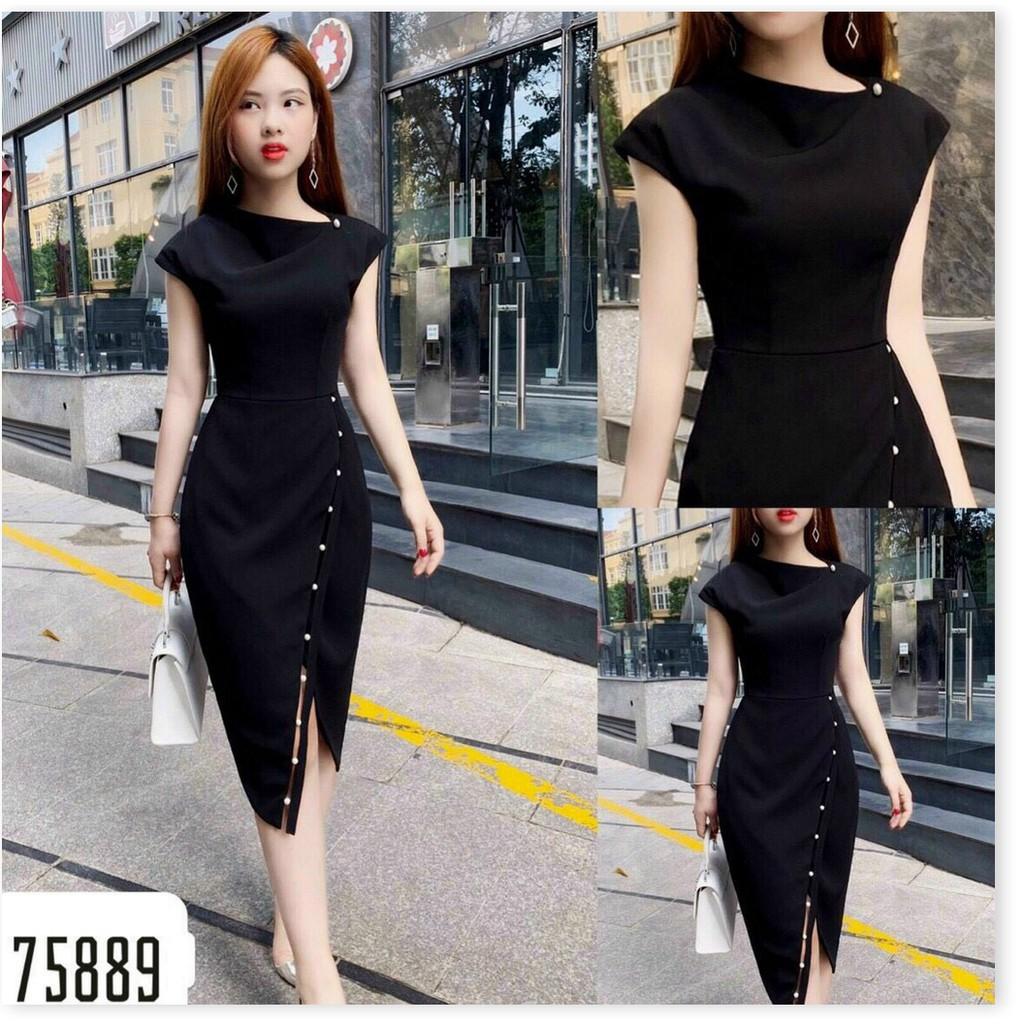 ĐẦM UMI ĐÍNH CƯỜM 2 MÀU XINH XẮN