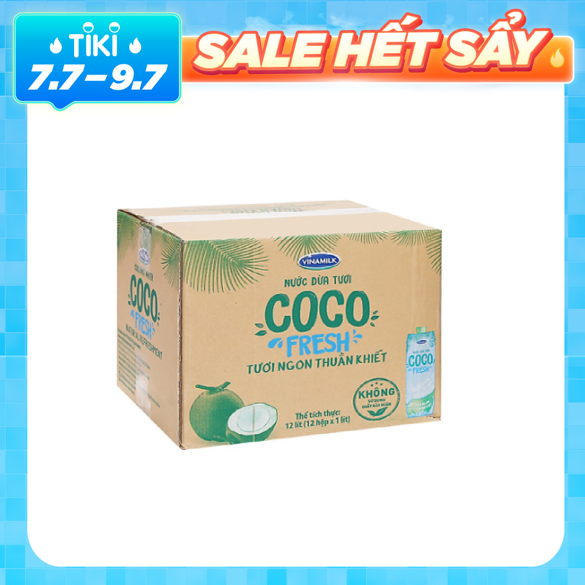 NƯỚC DỪA TƯƠI COCOFRESH - HỘP 1L