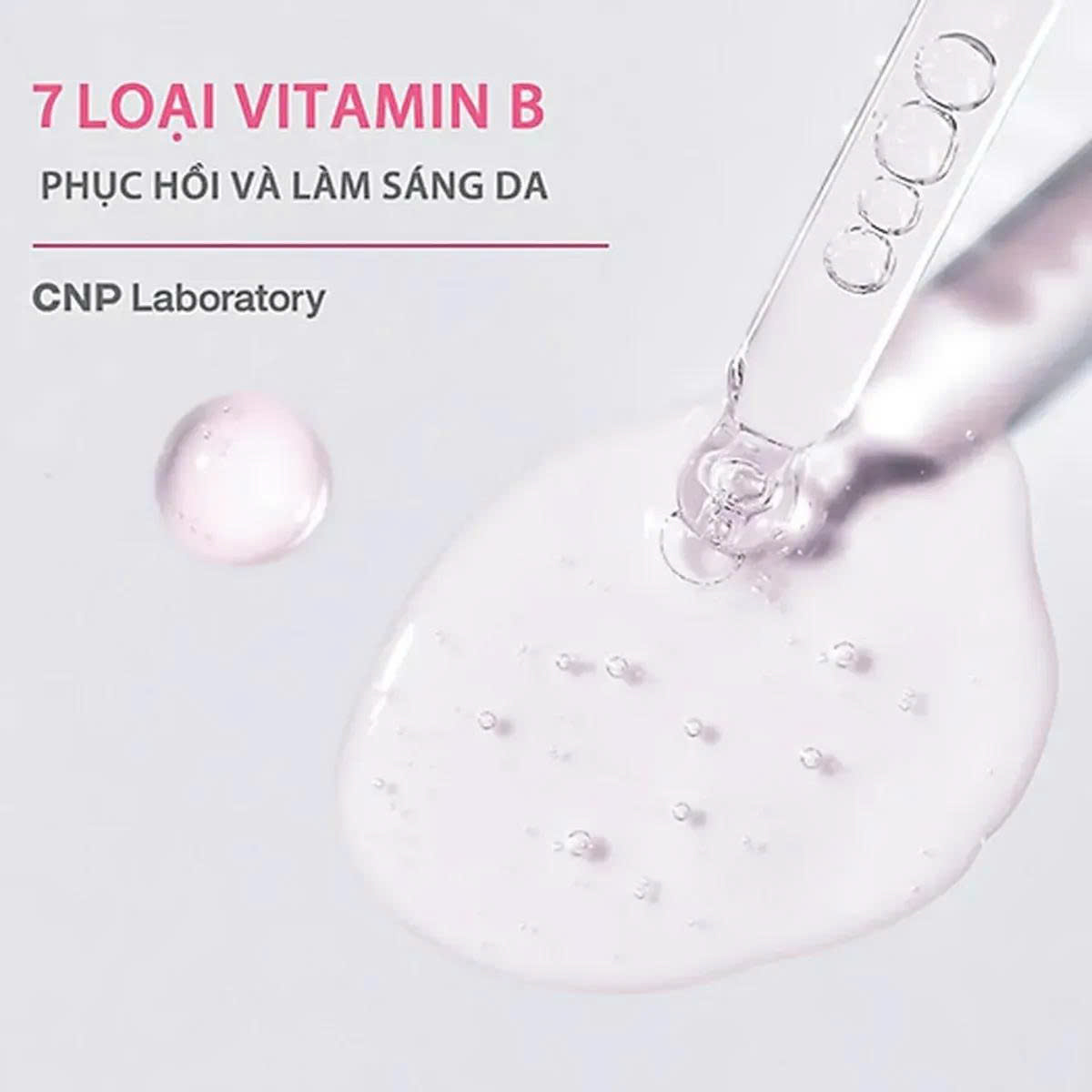Tinh Chất Hồng 7 Loại Vitamin B Phục Hồi Và Làm Sáng Da CNP Laboratory Vita-B Brightening Ampule 15ml