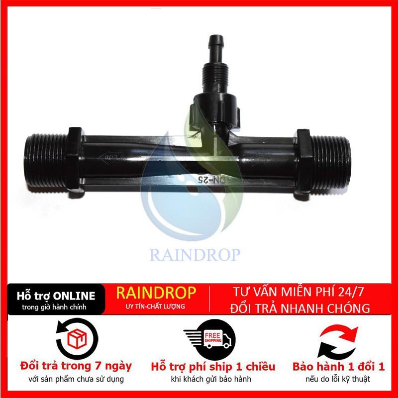 Venturi 34mm Bộ hút châm phân, thuốc bảo vệ thực vật... dùng trong hệ thống tưới nông nghiệp