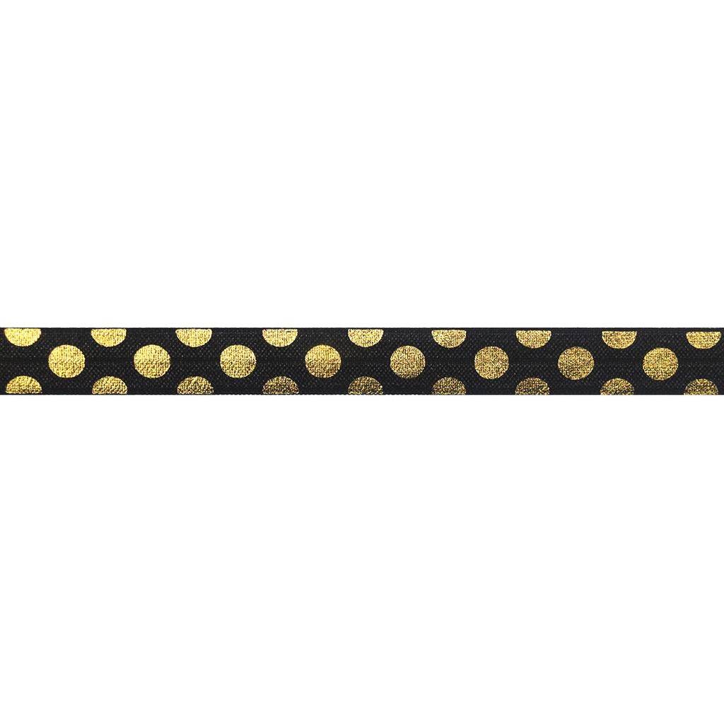 Ruy băng Bristlegrass Co Giãn Họa Tiết Chấm Bi 5 / 8 "15Mm