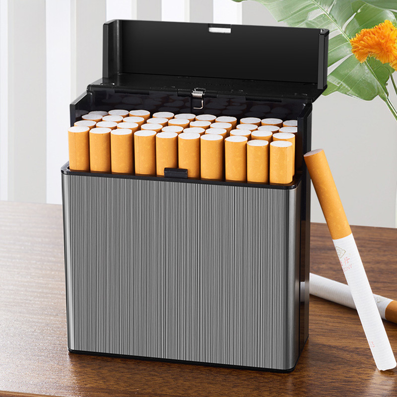 Hộp Đựng Thuốc 40 Điếu Vân Xước Nhiều Màu