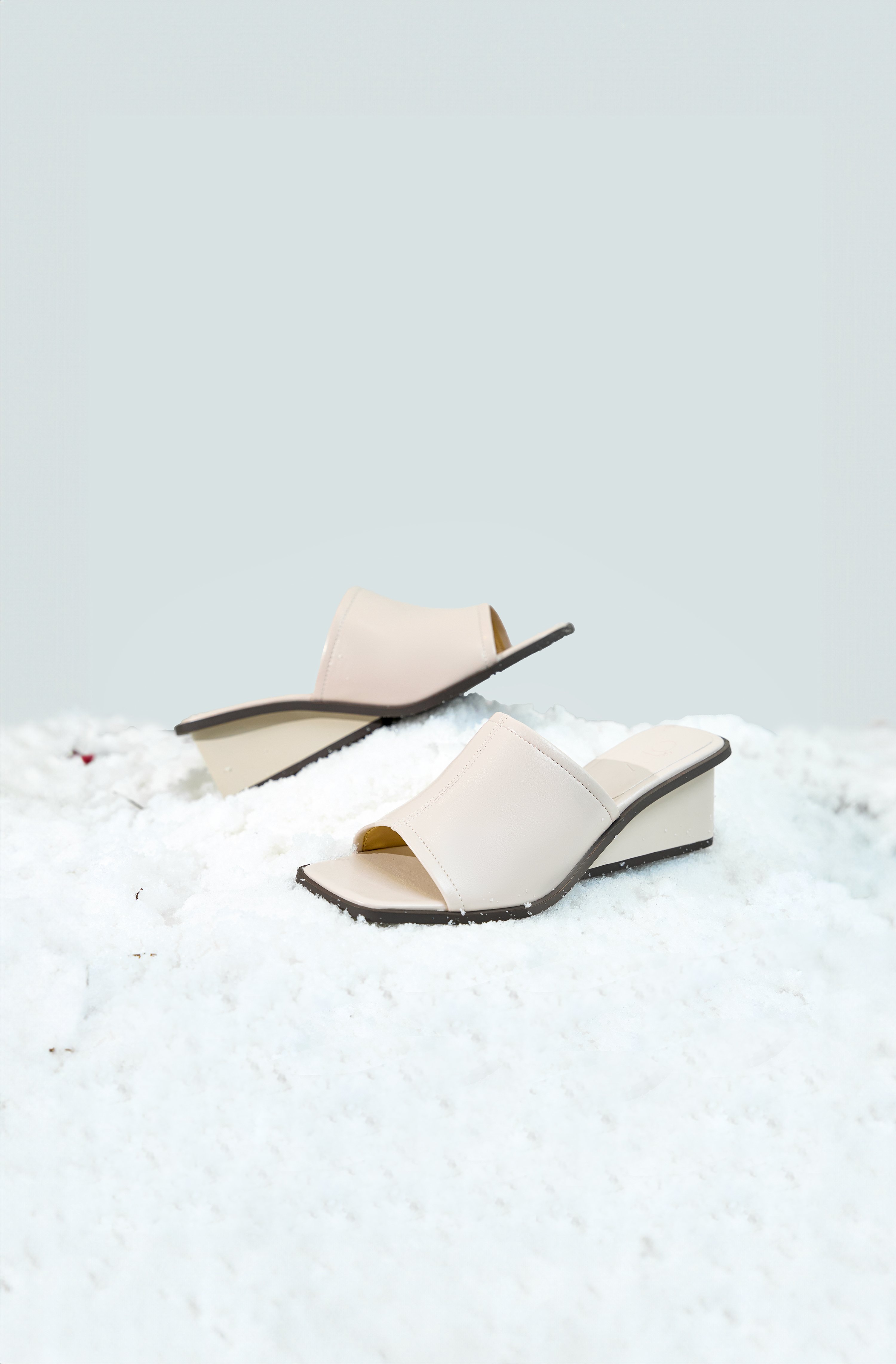 OLV - Dép Carla Cream Heels