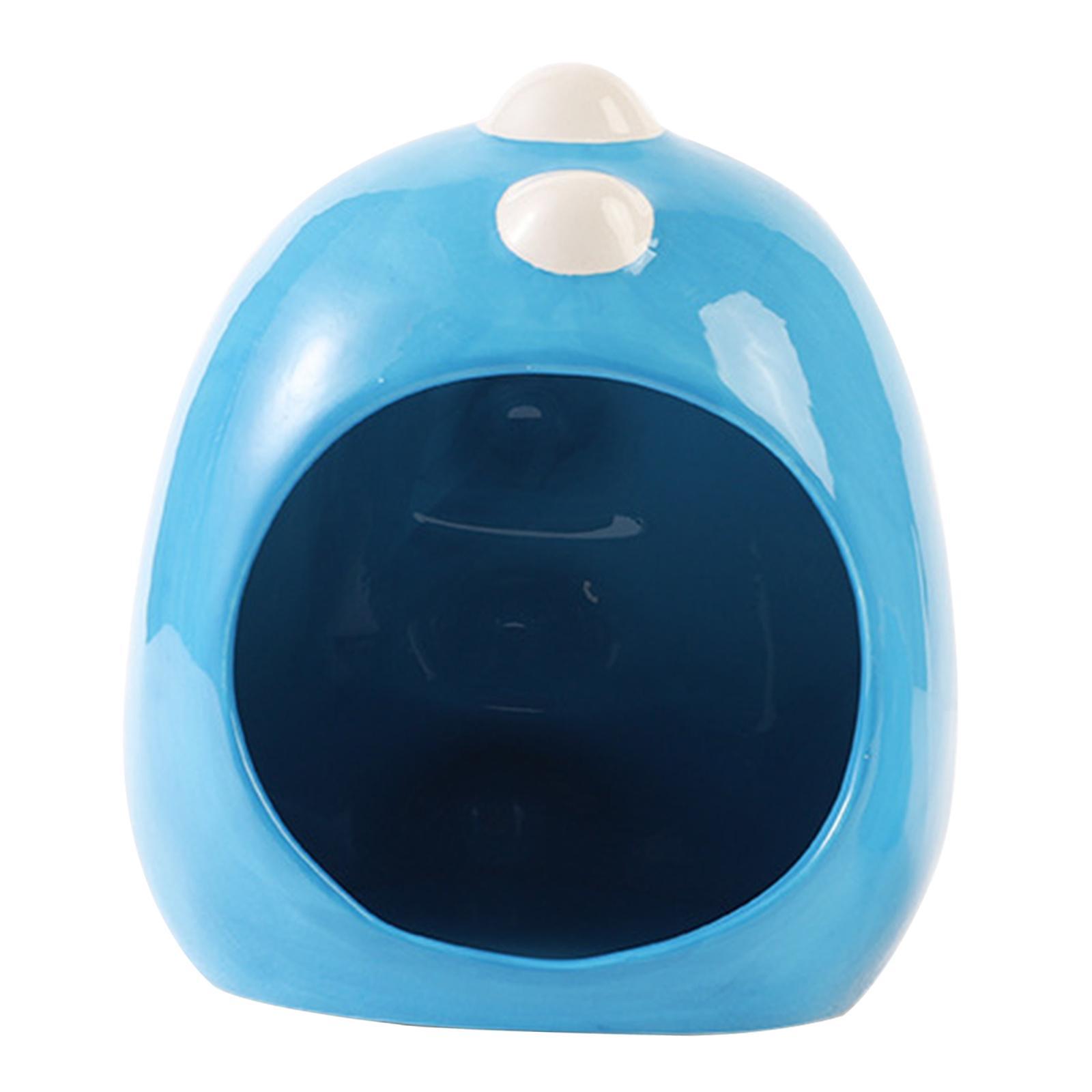 Ceramic Hamster House Hut Cave Cage Summer Cool Small Animals Mini Bed