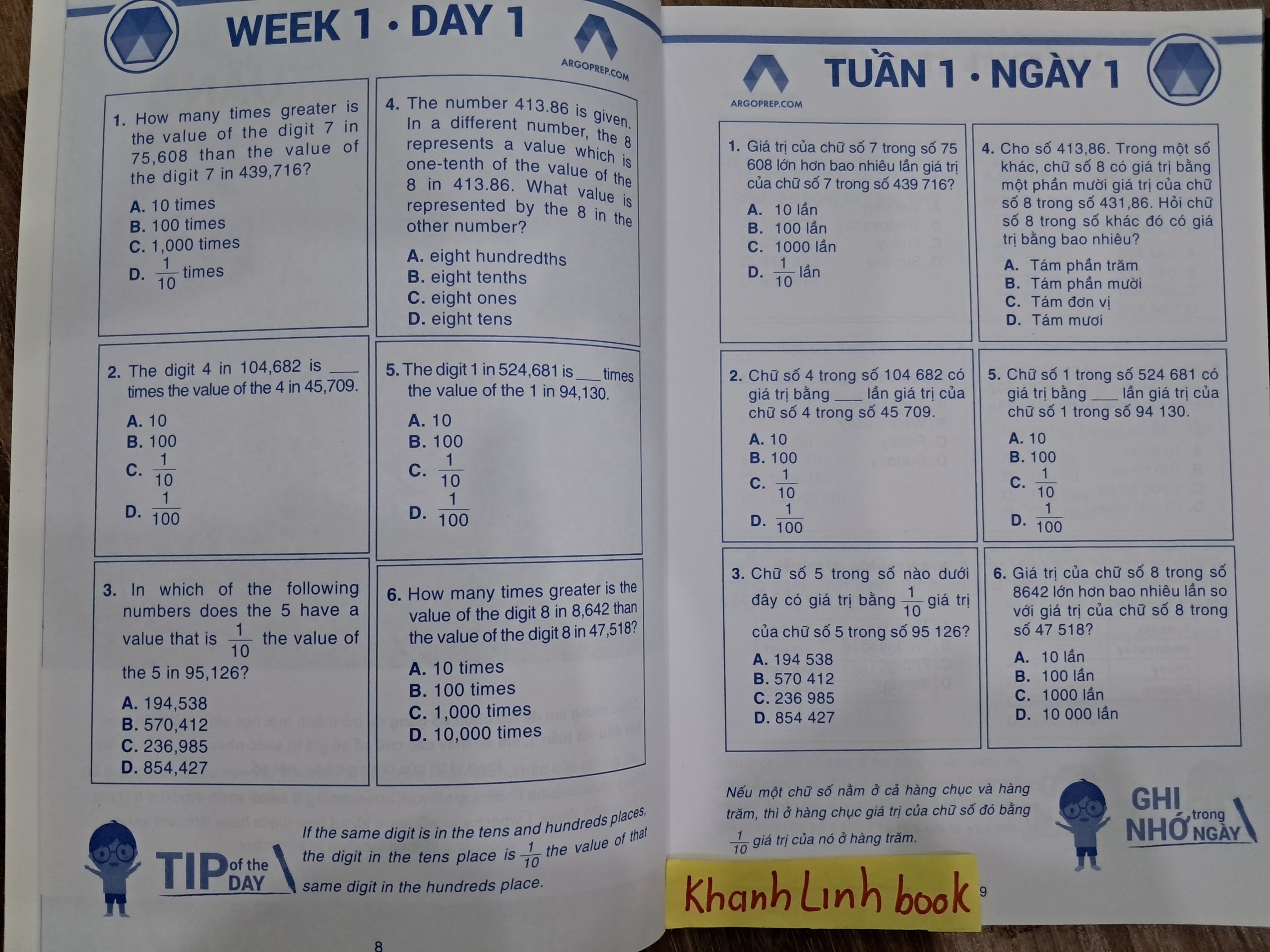 Sách - Combo Common Core Math - Chinh phục Toán Mỹ 5A + 5B