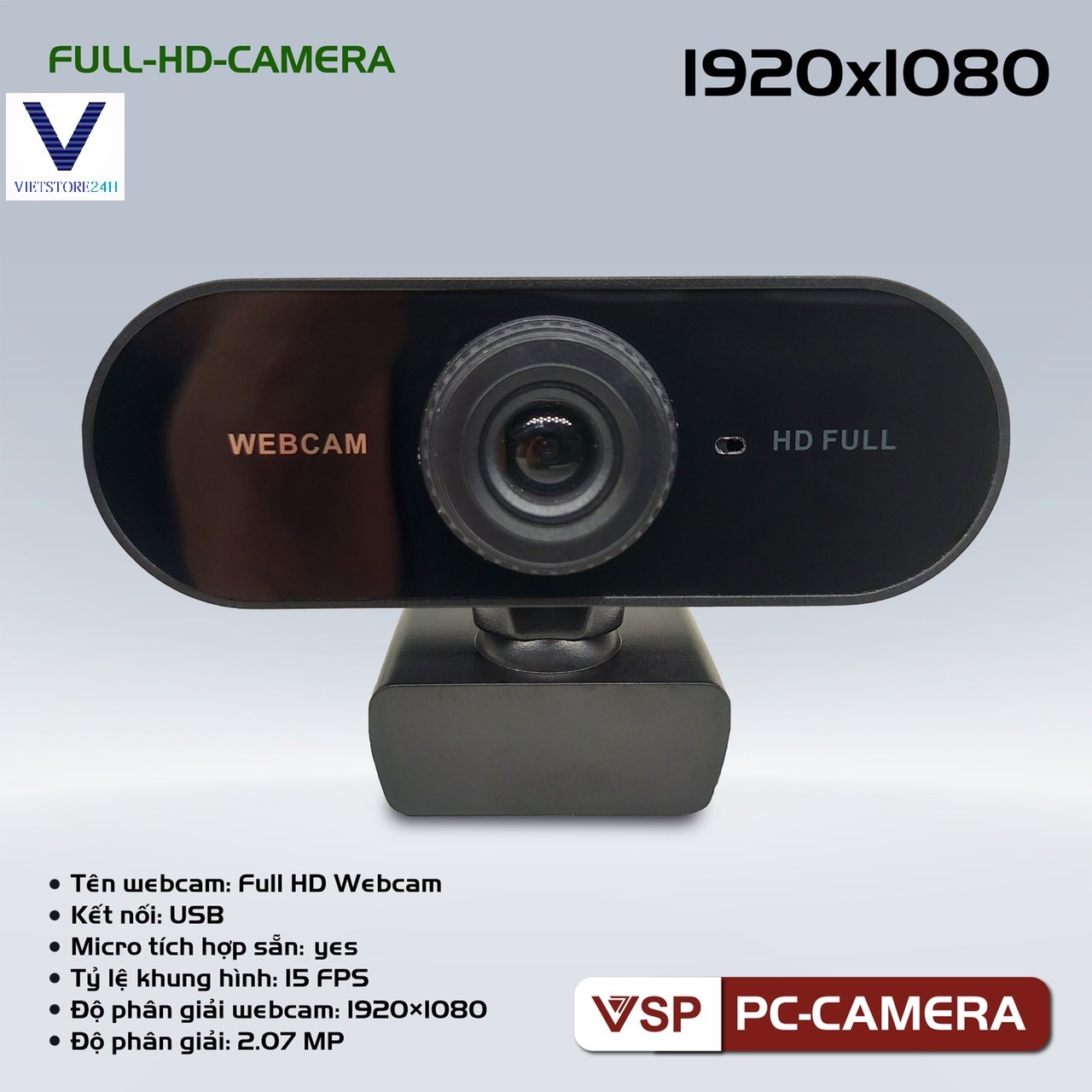 Webcam 1080p FULL HD ( Chính Hãng )