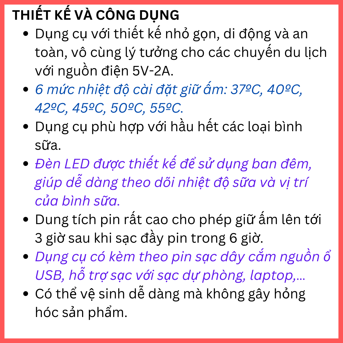 DỤNG CỤ HÂM SỮA DU LỊCH CẦM TAY – READY 4 – FB3122WN