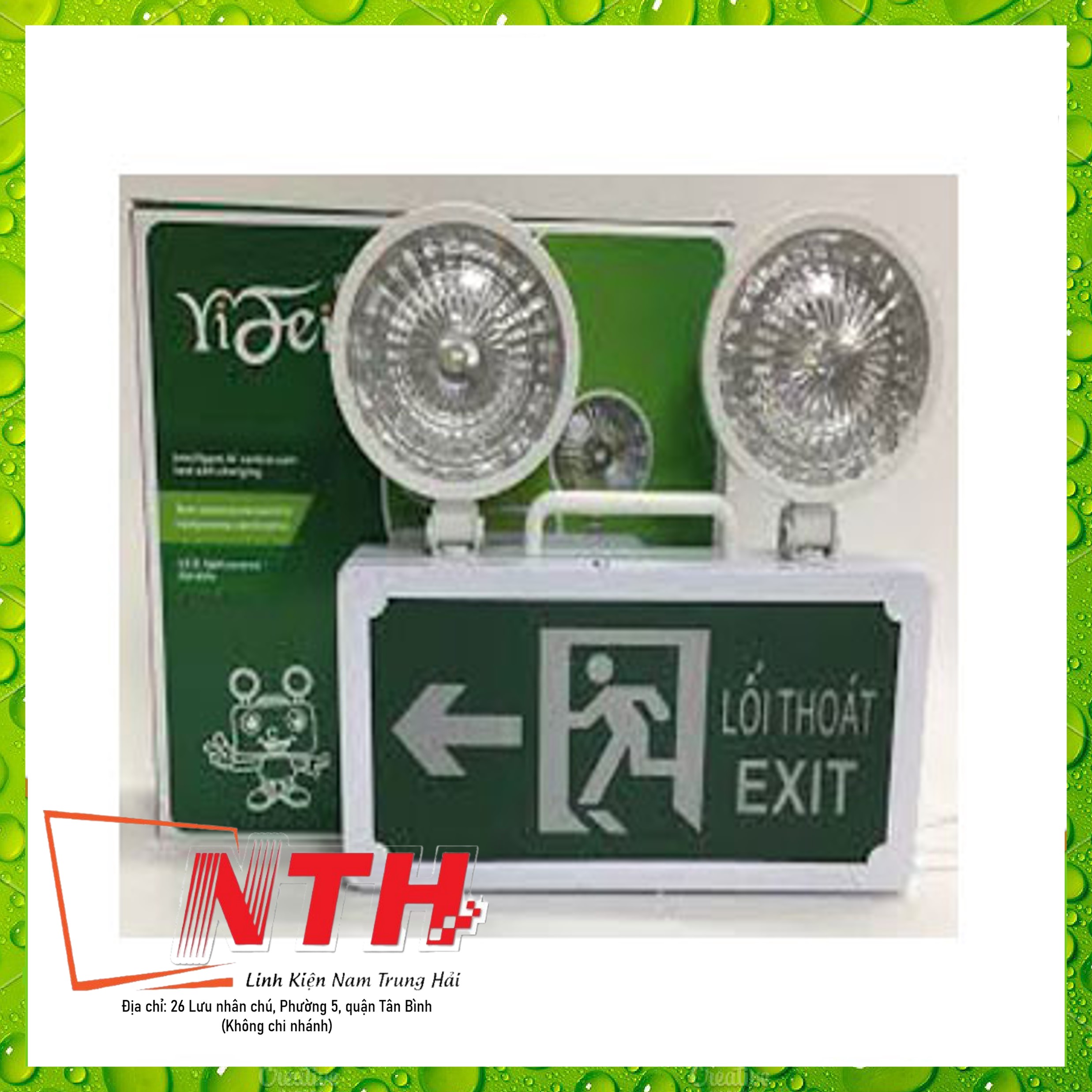 ĐÈN SỰ CỐKẾT HỢP EXIT LED - KHẨN CẤP EMERGENCY - THOÁT HIỂM