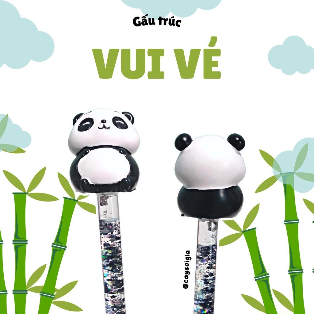 S124 - Bút dao rọc giấy gấu trúc dễ thương unbox đơn hàng, cắt sticker băng dán washi tape - Cây Sồi Già - Gấu trúc vui vẻ