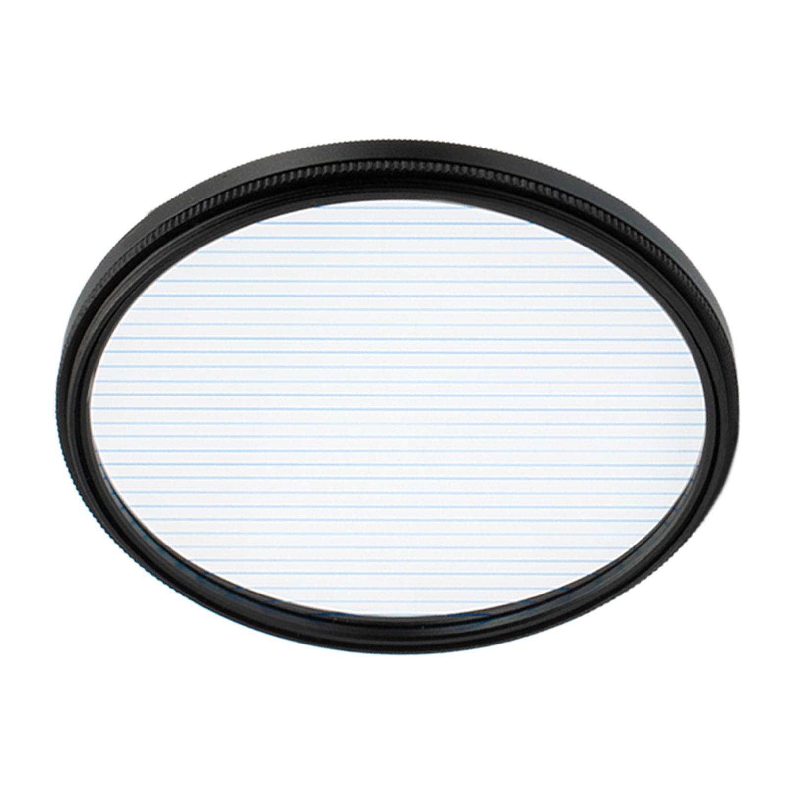Blue Streak Filter W/Rotating Effects Filter for DSLR Cinematice Video 58mm