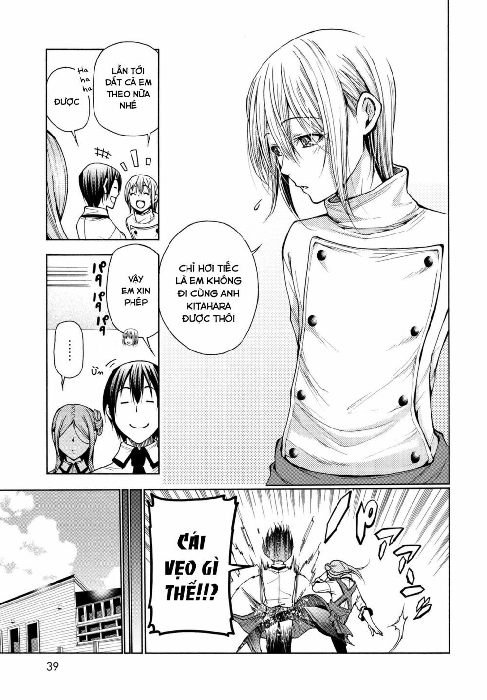 cô gái thích lặn - grand blue chapter 37 13