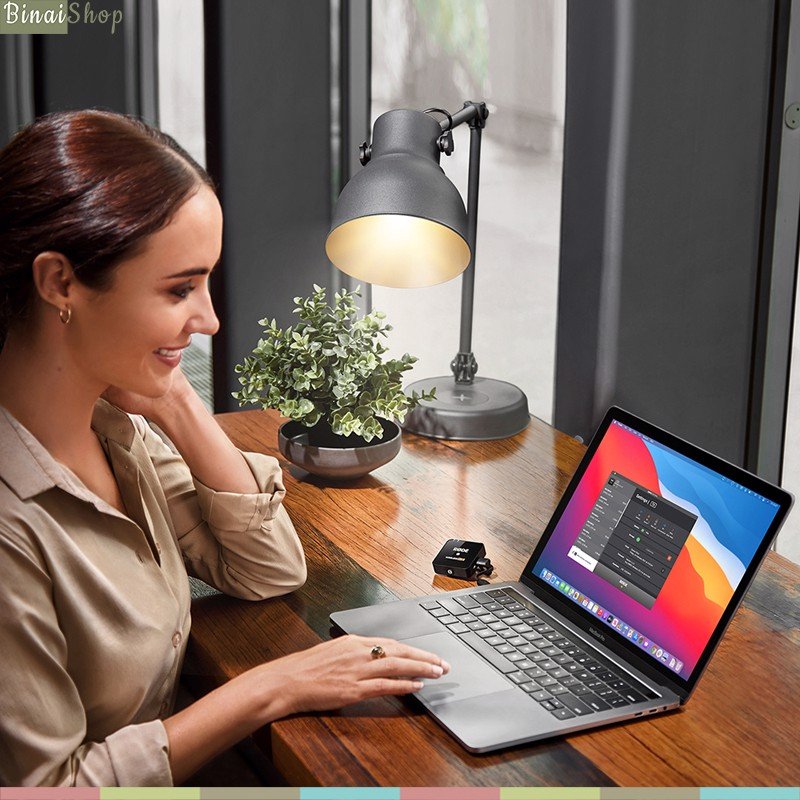 Micro Rode Wireless Go 2 - Bộ 2 Phát 1 Thu, Mic Thu Âm Livestream, Phỏng vấn ngoài trời Microphone Go2 Không dây Go II Hàng Chính Hãng - Kèm Móng Gẩy DreamMaker