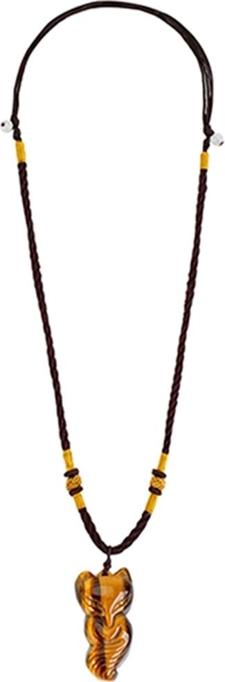 Mặt Dây Chuyền Cữu Vĩ Hồ Cáo Chín Đuôi Opal Tự Nhiên Tặng Dây Đeo 45CM
