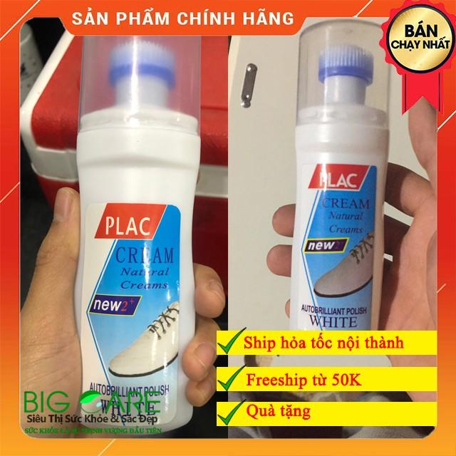 Chai Xịt Đánh Giầy Dép Túi Xách Đồ Da Hiệu PLAC Hàng Loại 1 Kèm Chổi