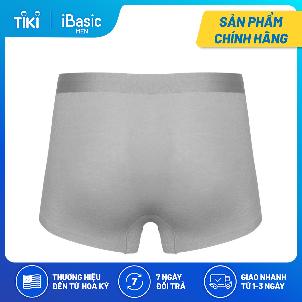 Combo 3 quần lót nam trunk bonding bamboo iBasic PANM105