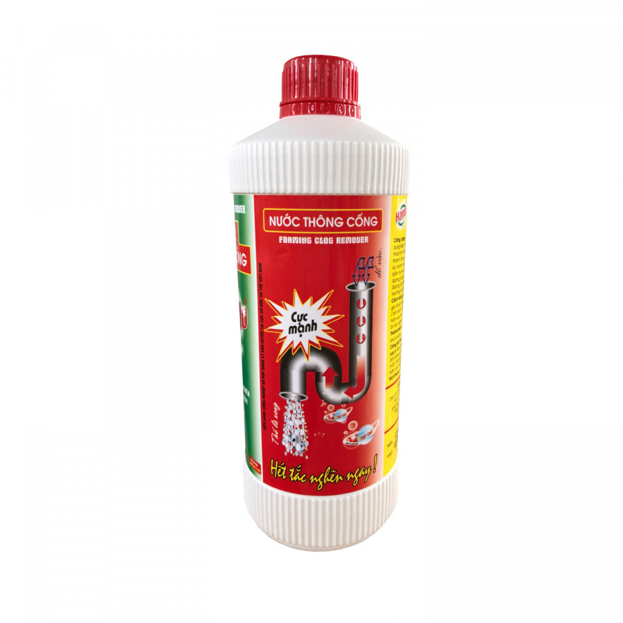 Nước thông tắc đường ống Hando 1000ml Nội địa