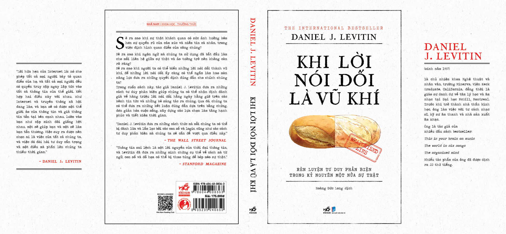 Sách - Khi lời nói dối là v.ũ k.hí (Weaponized lies) (Daniel J. Levitin) - Nhã Nam Official