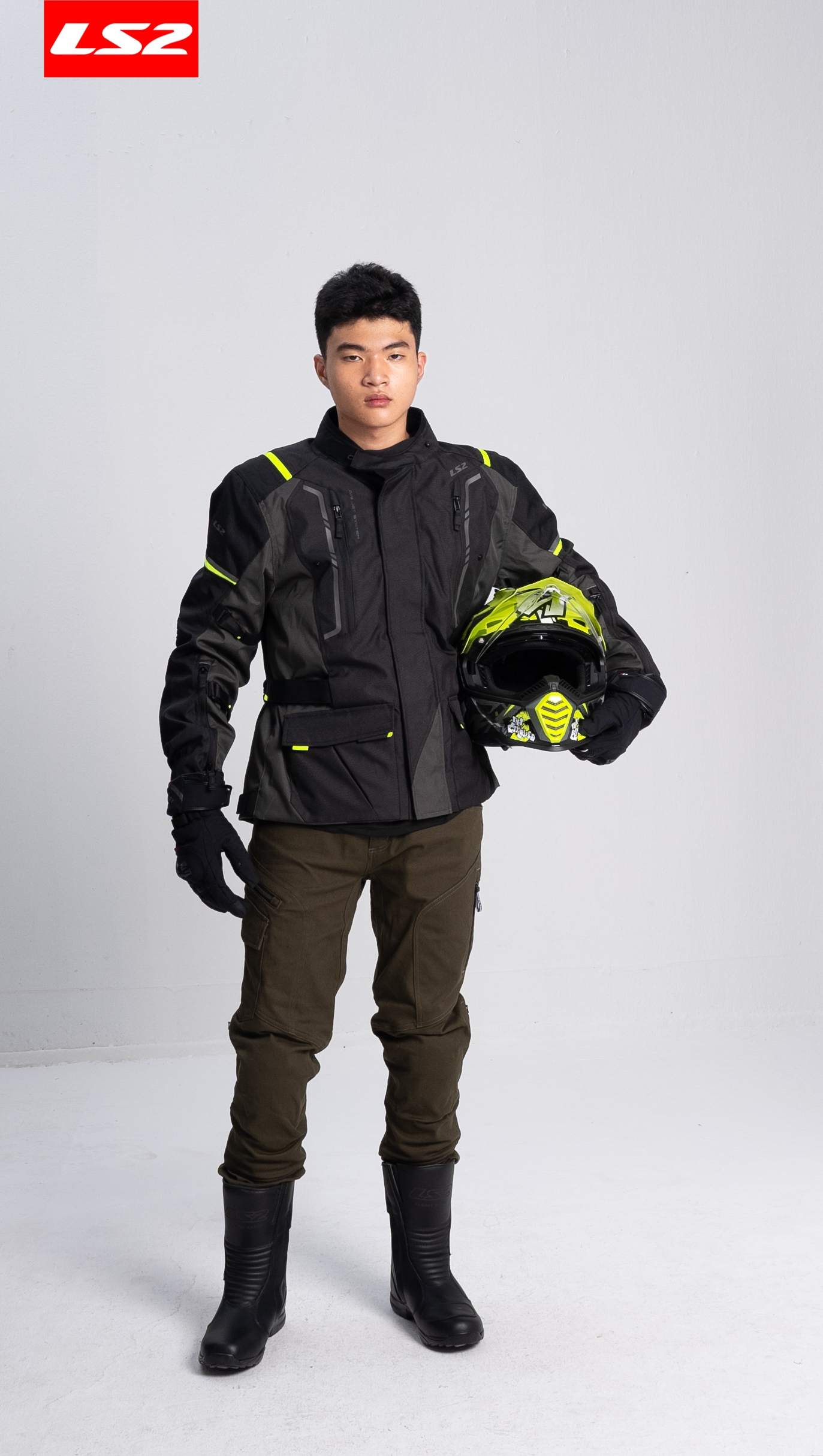 Áo Bảo Hộ Mô Tô, Xe Máy ADV Bán Chuyên LS2 Narvik Man