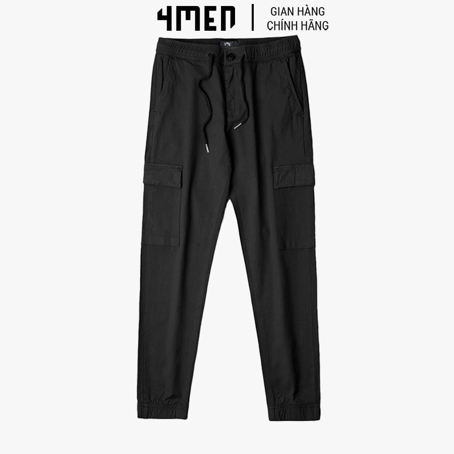 Quần Jogger Nam Cao Cấp 4MEN Túi Đắp J006