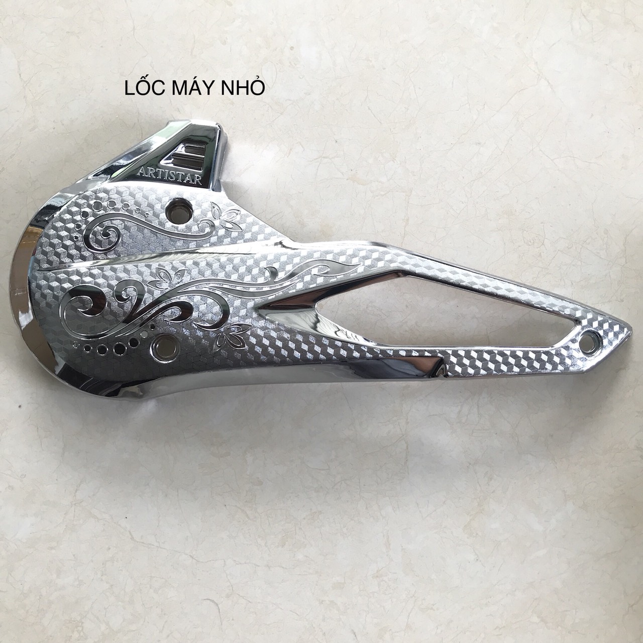 ỐP LỐC MÁY  DÙNG CHO XE VISION 2021 2022 2023 CROM