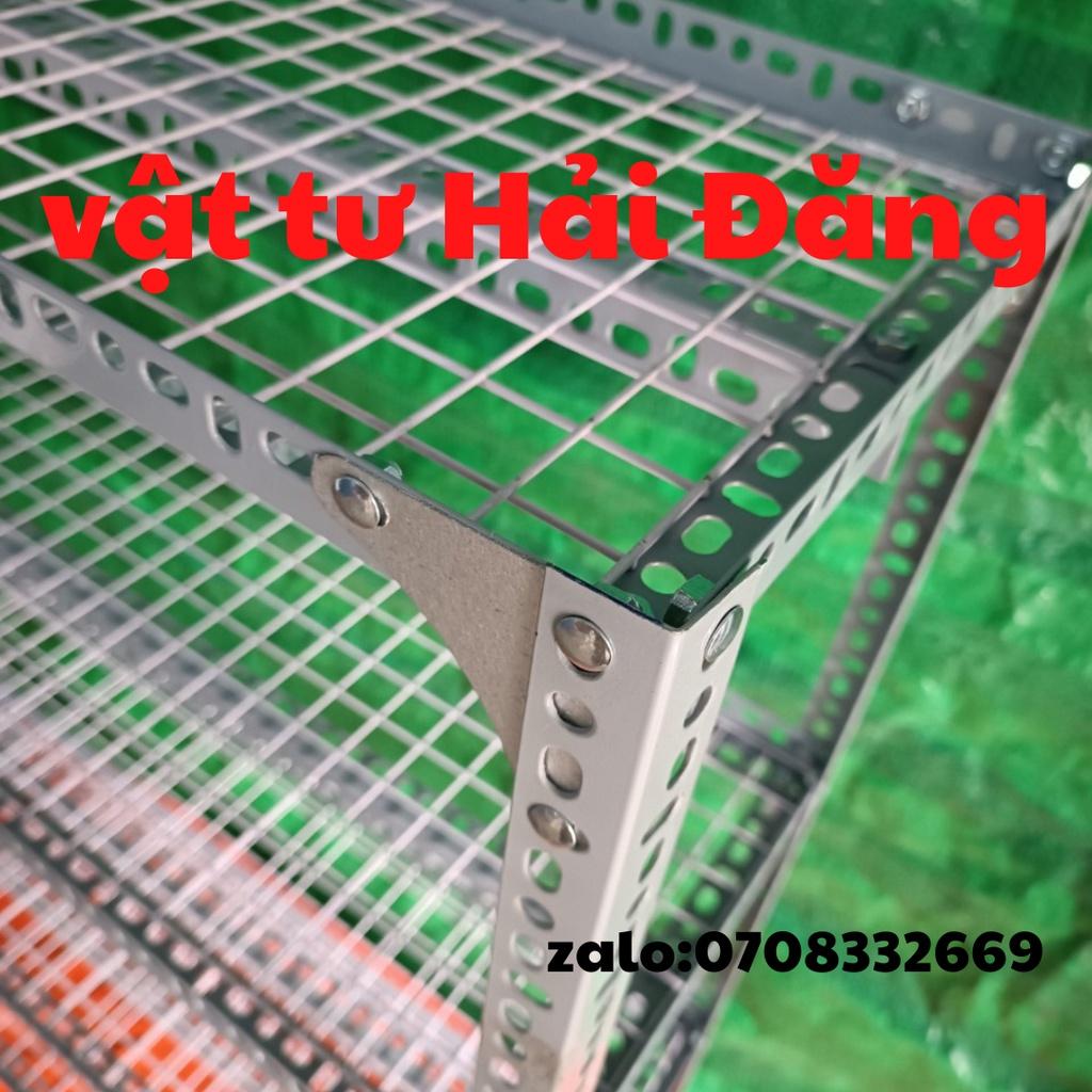 Kệ sắt v lỗ , kệ sắt 4 tầng,kế sắt đa năng nhiều kích thước,vỉ sắt ô vuông sơn tĩnh điện