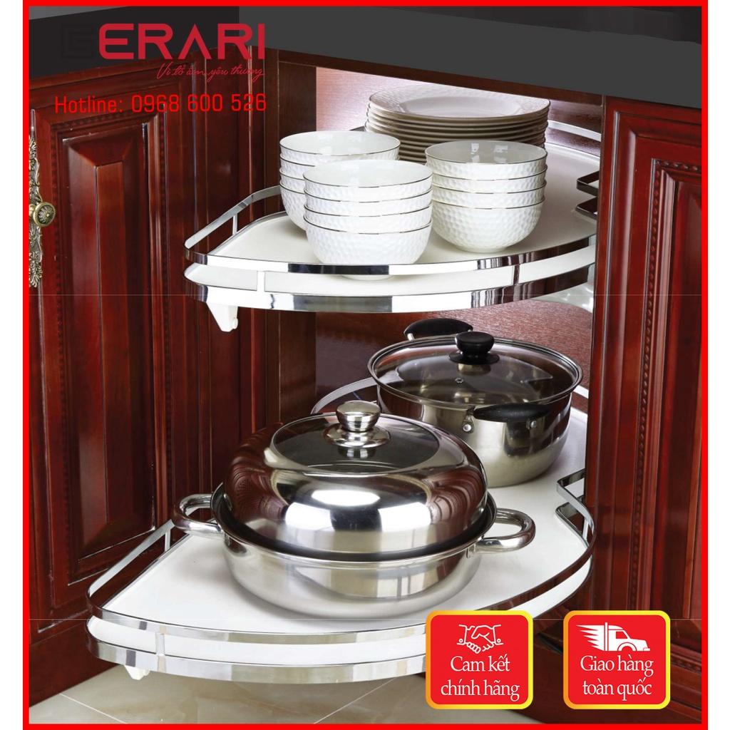 Kệ góc liên hoàn inox hình lá mở trái/phải Gerari Việt Nam.