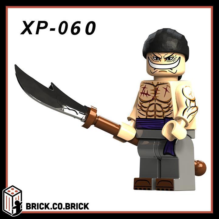 Xếp hình Đồ Chơi Lắp Ráp Minifig Anime Đảo Hải Tặc Ace Nico Zoro Luffy Brook Sapo Robin KT1008