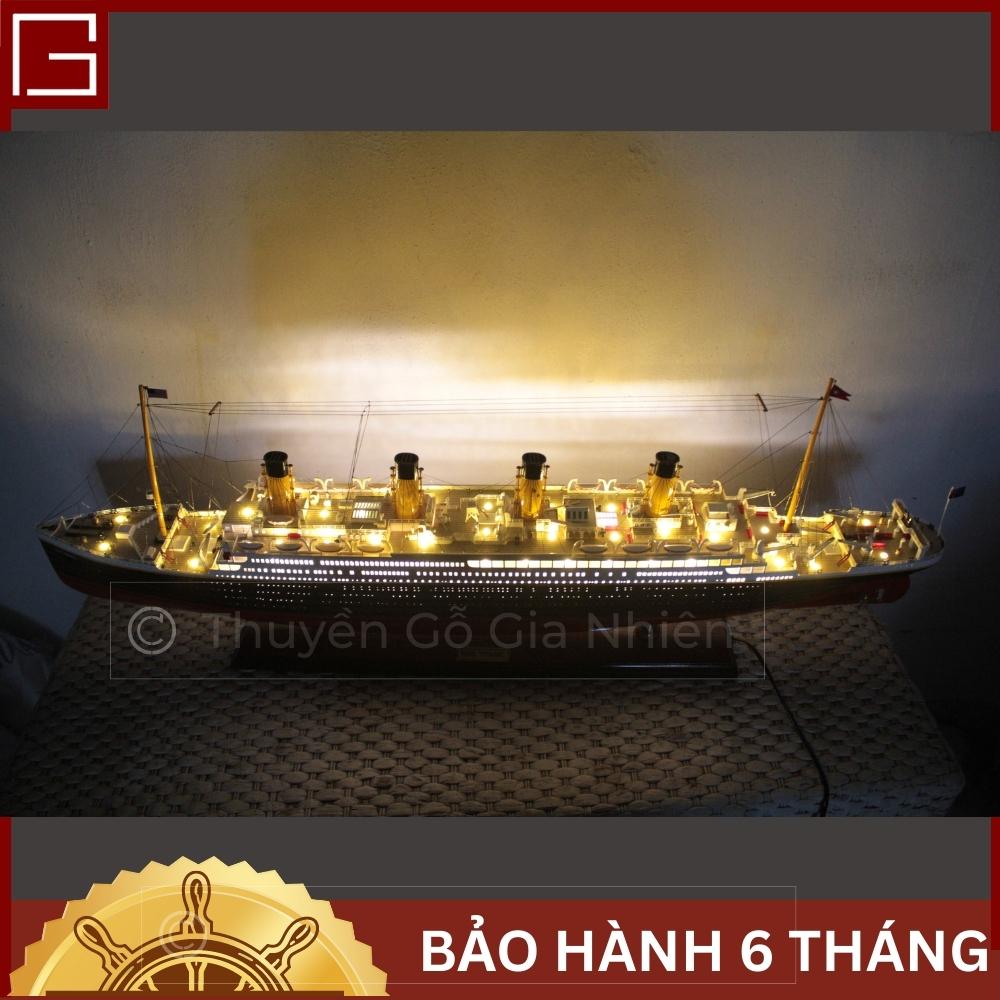 [Giá xưởng] Mô Hình Thuyền Gỗ Trang Trí Phong Thủy Dạng Thuyền Du Lịch RMS TITANIC (SPECIAL EDITION) WITH LIGHTS Chính Hãng, Hàng Xuất Khẩu Chất Lượng Cao