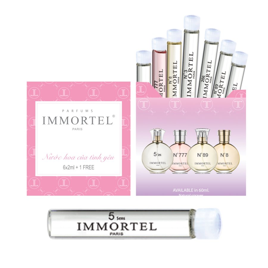 Bộ Nước Hoa Immortel Hộp Mini 6+1
