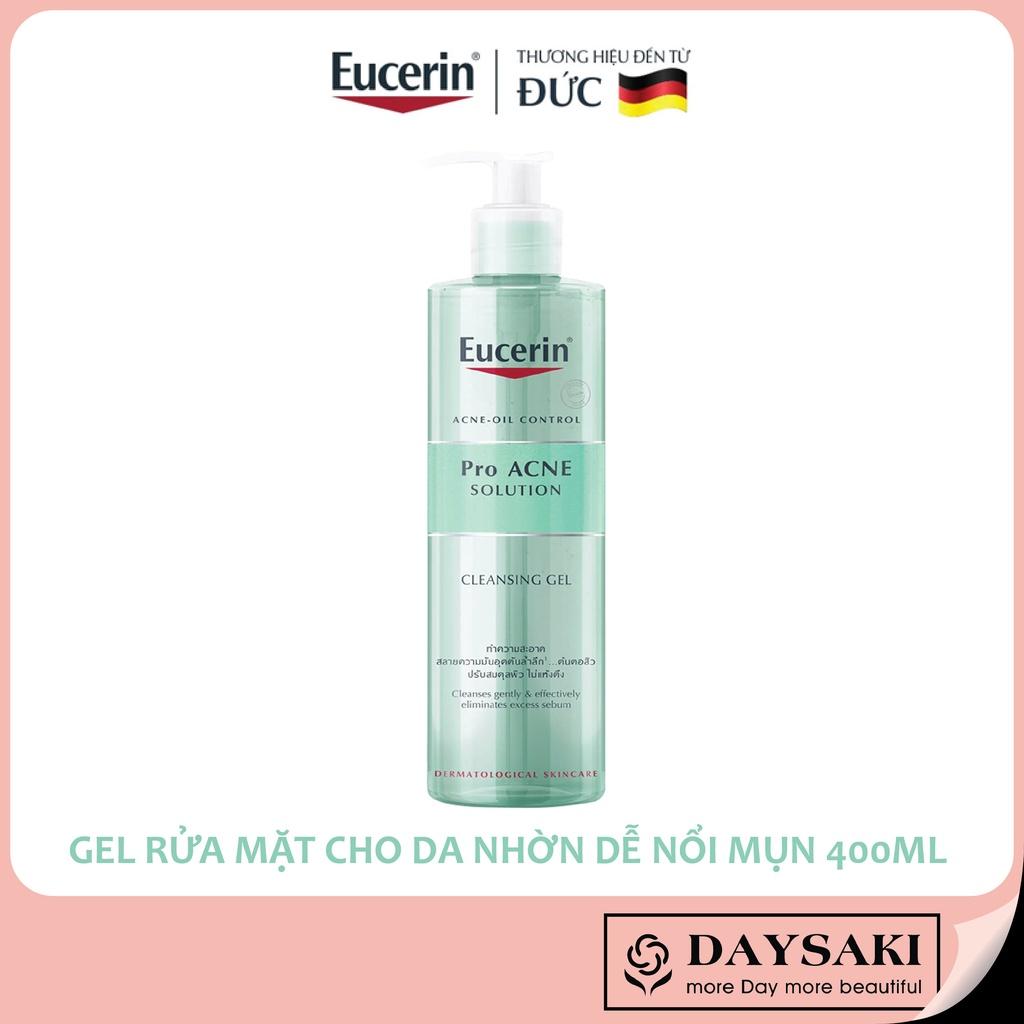 Eucerin Gel Rửa Mặt CHo Da Nhờn Mụn Pro Acne Cleansing