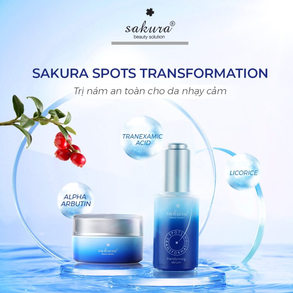 Serum loại bỏ nám cao cấp Serum Sakura Transforming 30ml