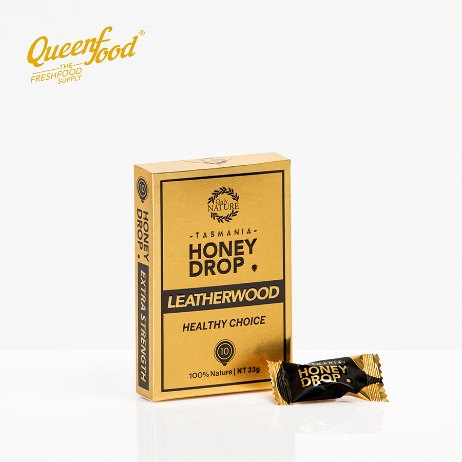 Kẹo Sả Mật Ong Honey Drop Leatherwood Only Nature Hộp 10 viên 33gr