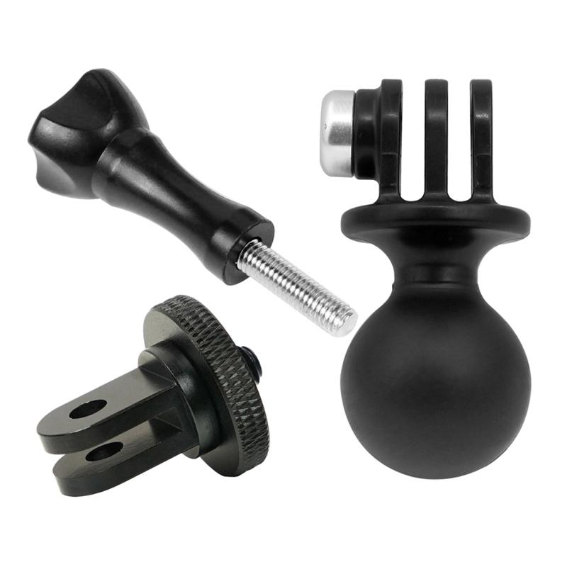 Máy ảnh bóng máy Tràn giá treo bộ chuyển đổi cơ sở 1inch cho GoPro 9 8 7 6 5 Camera hành động cho giá đỡ xe máy RAM