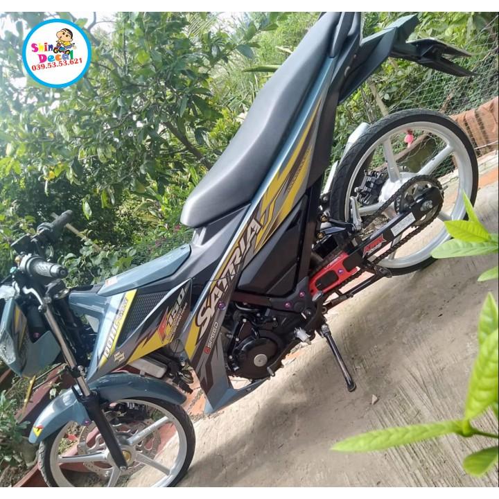 Tem rời satria fi dán xanh ngọc lục bảo