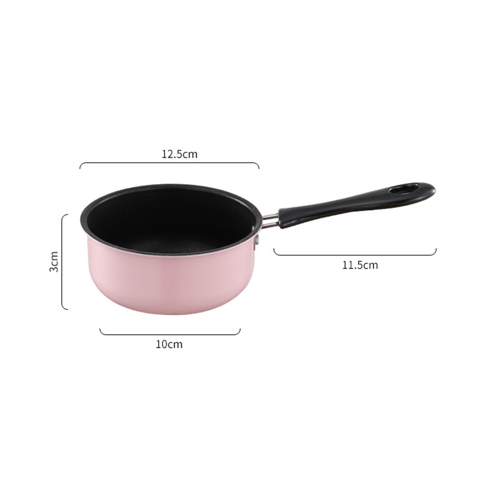 Small Saucepan Mini Soup Pot Cookware with Long Handle for RV Kitchen