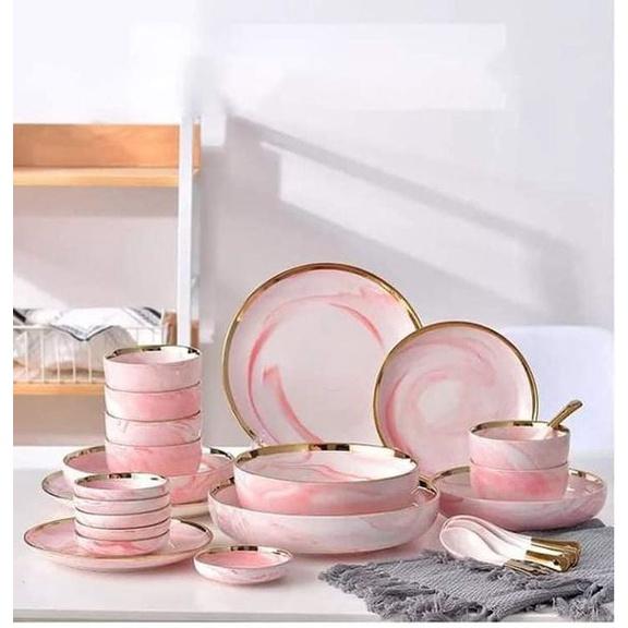 BỘ 26 MÓN BÁT ĐĨA VÂN ĐÁ