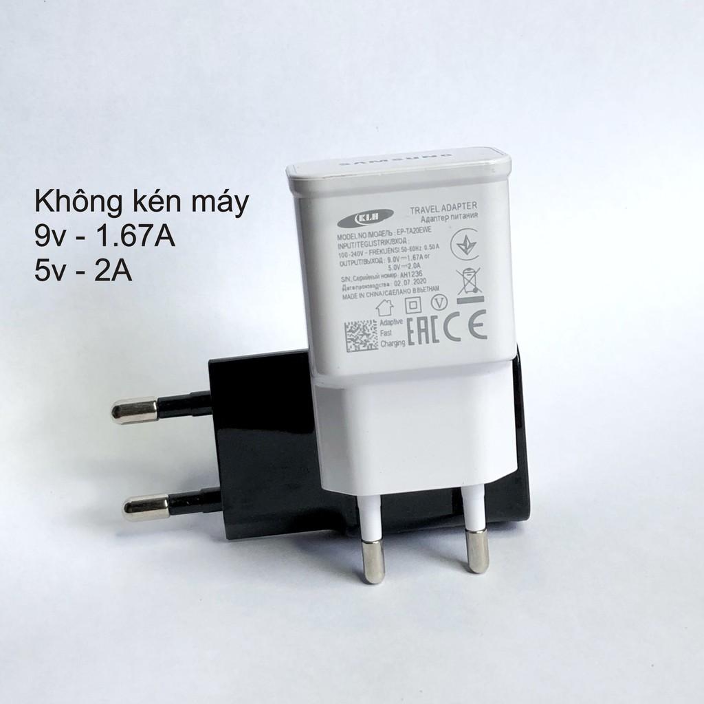 Bộ củ cáp sạc nhanh samsung công nghệ Qc fastcharging chân micro, typec dùng cho Huawei, xiaomi KLH shop