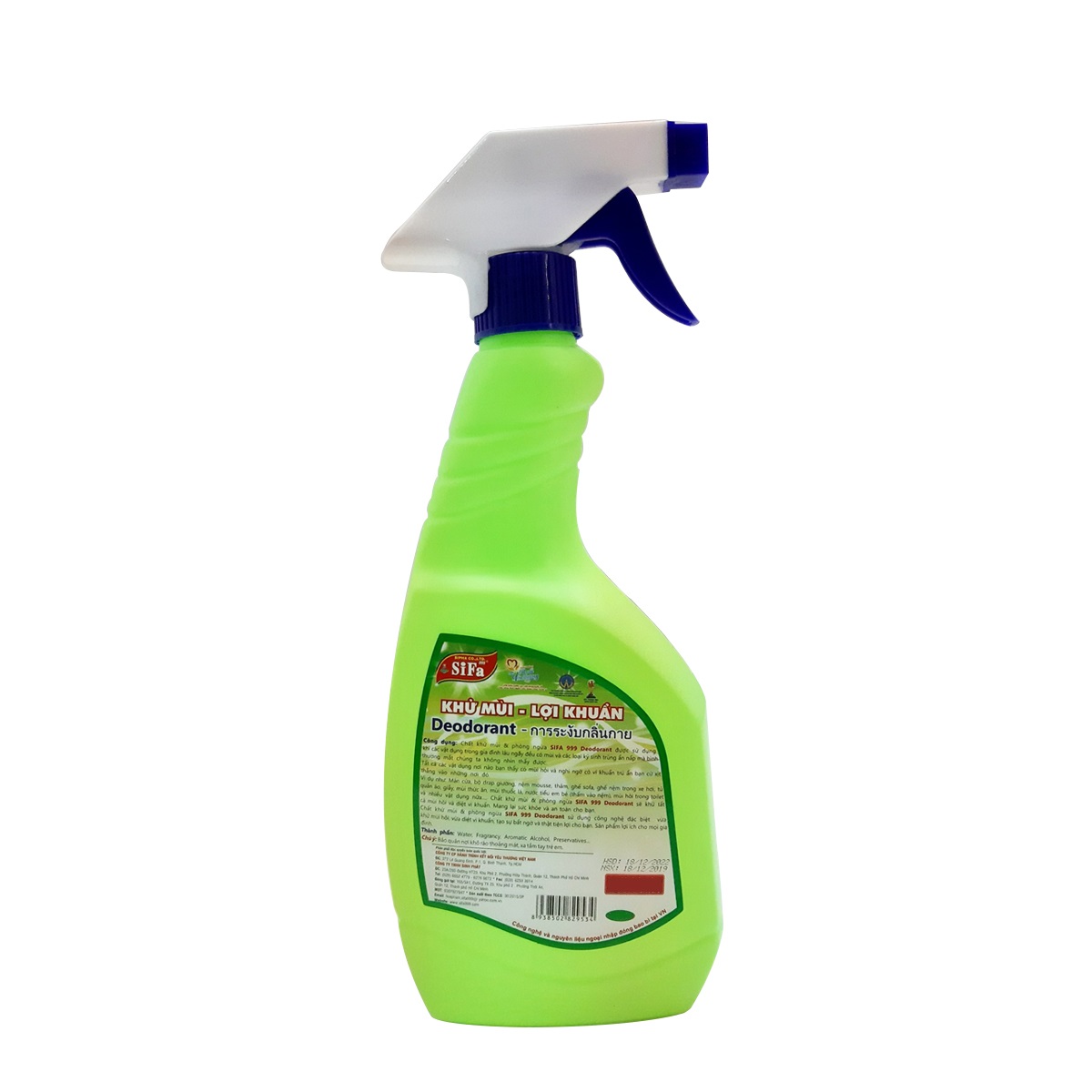 Chất khử mùi lợi khuẩn đồ dùng gia đình và phòng ngừa vi khuẩn Deodorant Sifa cao cấp