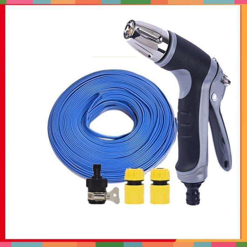 Bộ dây và vòi xịt rửa xe tưới cây tăng áp 7-10m  206817