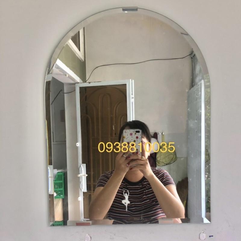 Gương soi treo tường VT kích thước 45x60 kèm pas gương