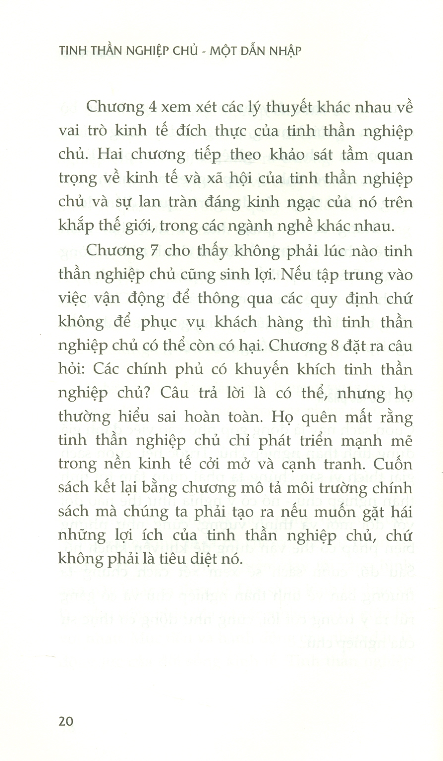 Tinh Thần Nghiệp Chủ - Một Dẫn Nhập - Eamonn Butler - Phạm Nguyên Trường dịch - (bìa mềm)