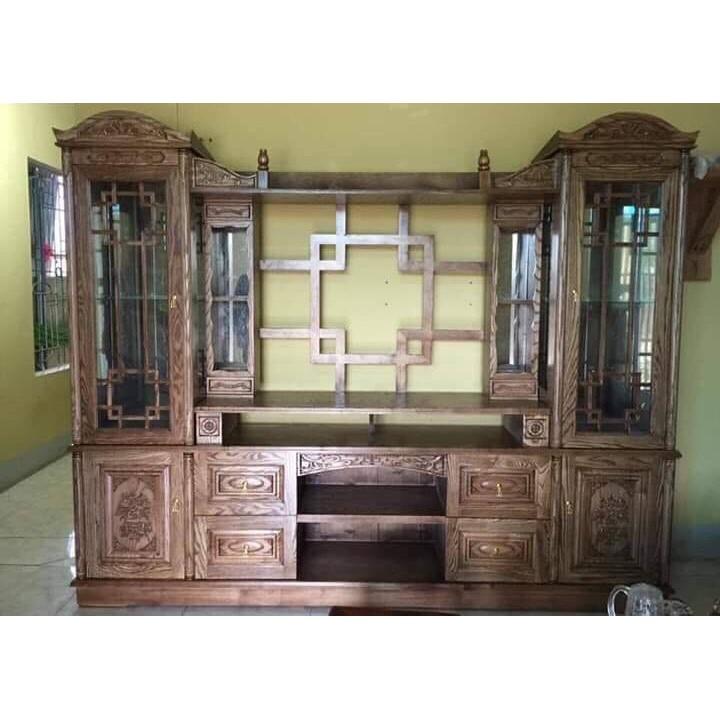 Kệ 2 cột kính giàn khung