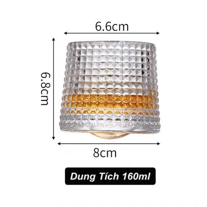 Combo 6 Ly Rượu Enterprise Whiskey Glasses