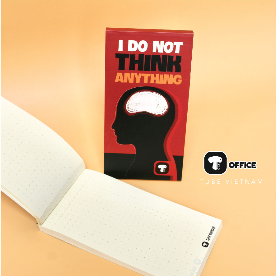 Sổ tay Tube Tear Away NotePad xé gáy 160 trang - Ruột Dot Chấm - Unknown Guy - TB0011