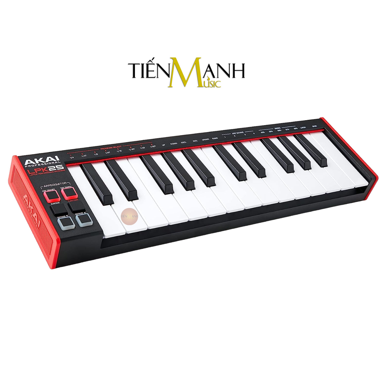 Akai MPK LPK25 - Midi 25 Phím - Compact Keyboard Controller Bàn Phím Sáng Tác Sản Xuất Âm Nhạc Producer Hàng Chính Hãng - Kèm Móng Gẩy DreamMaker