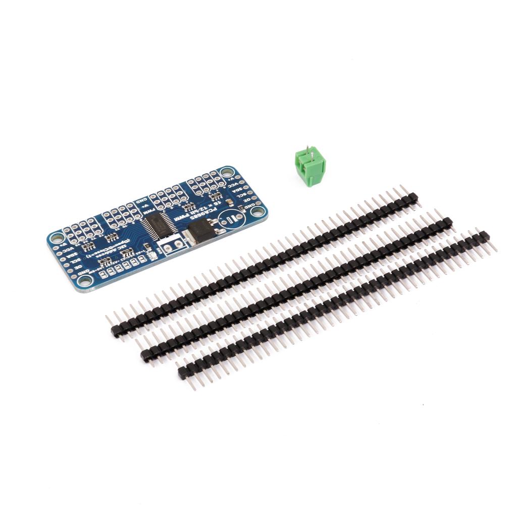 16 Channel 12-bit PWM/Servo Driver-I2C Interface Shield Module Servo Shield for Arduino
