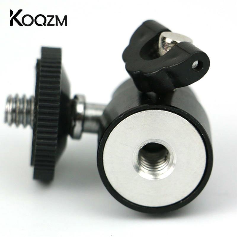 MINI 1/4 "360 độ xoay đầu vít vít chân máy gắn giá đỡ DSLR Ballhead Đứng cho máy quay máy quay Màu sắc: Đen: Đen
