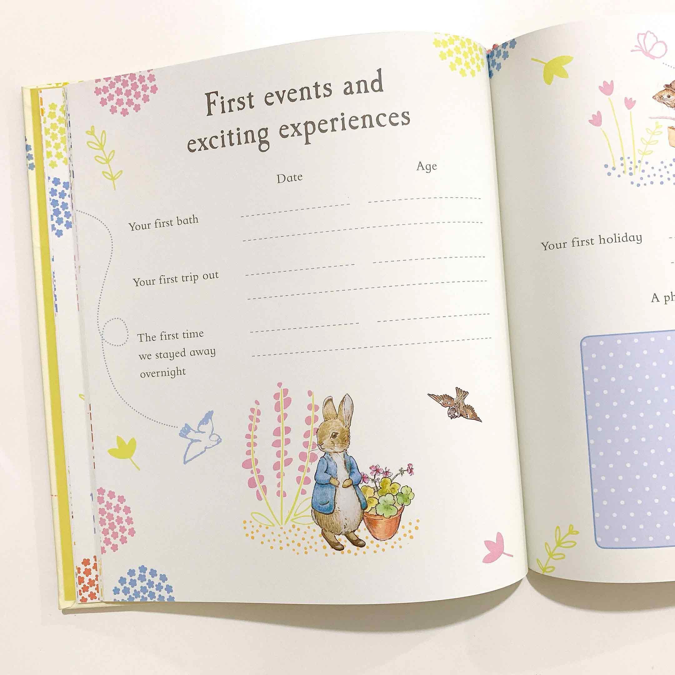 Peter Rabbit Baby Record Book