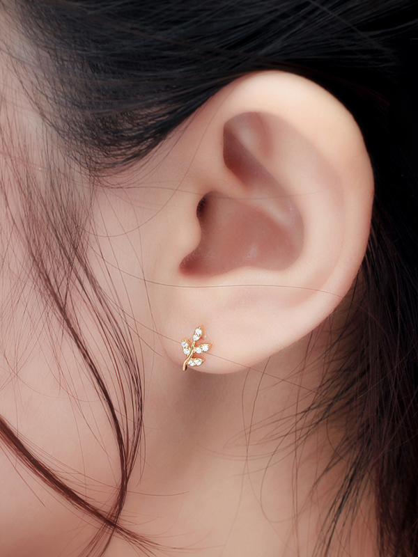 Hoa tai vàng tây đính đá JE1000 Jyme Jewelry