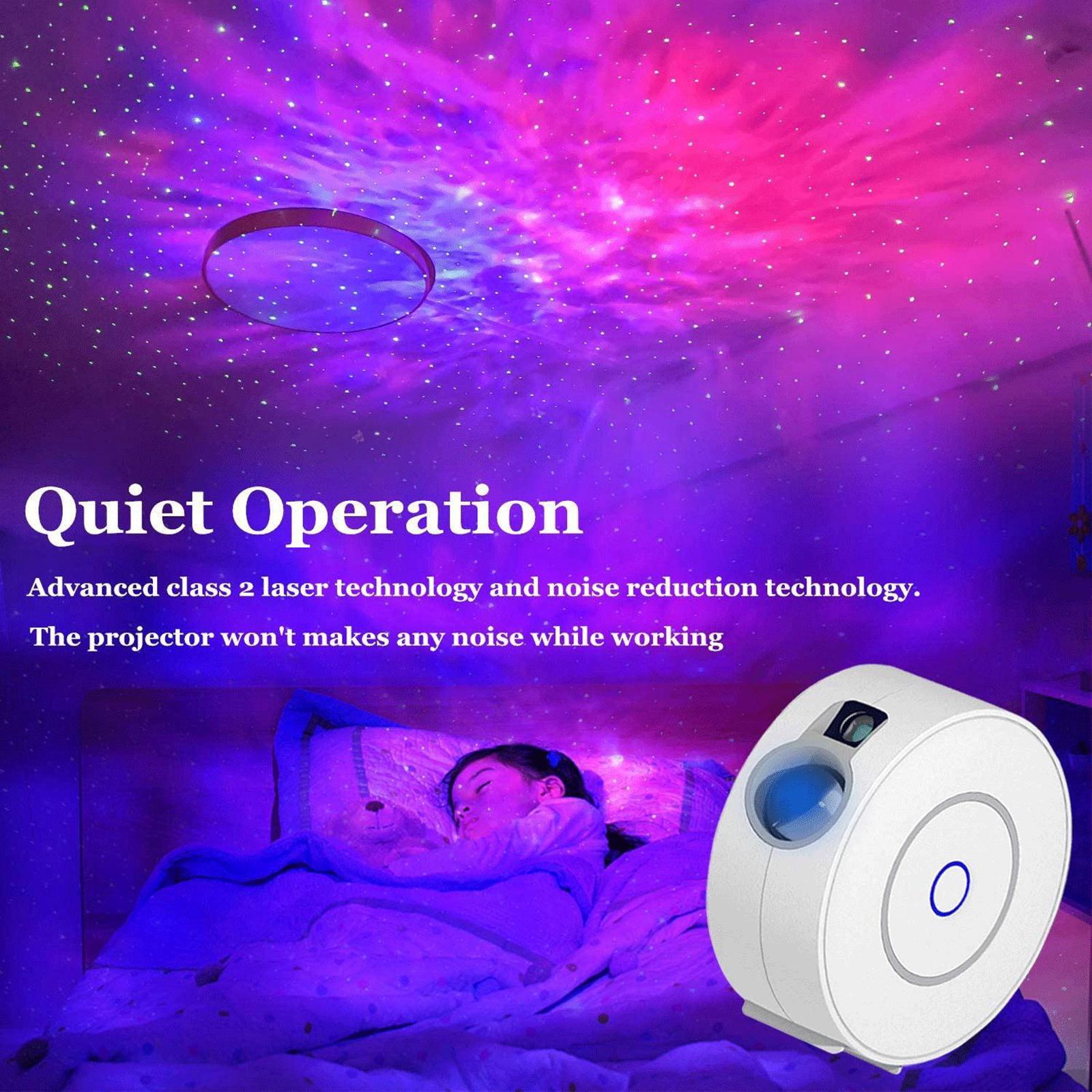 LED Galaxy Starry Night Light Projector Ocean Star Sky Party Remote Lamp